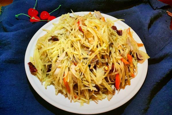 干煸土豆丝的做法图解7