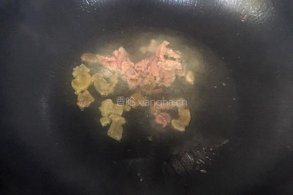 清炒牛肉刀豆的做法图解4
