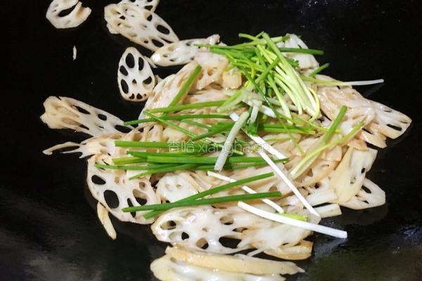 炒莲藕的做法图解6