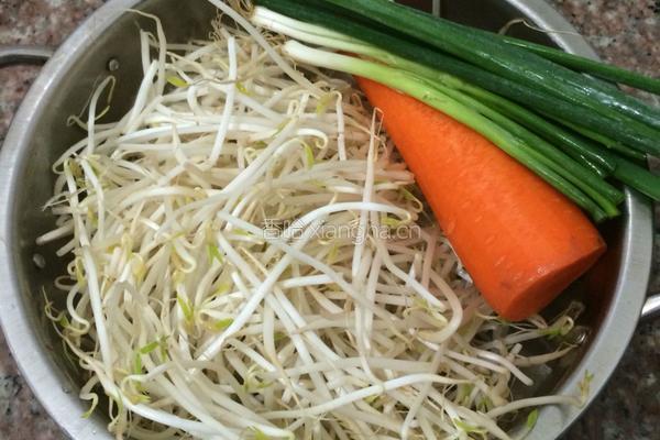 清炒豆芽的做法图解1