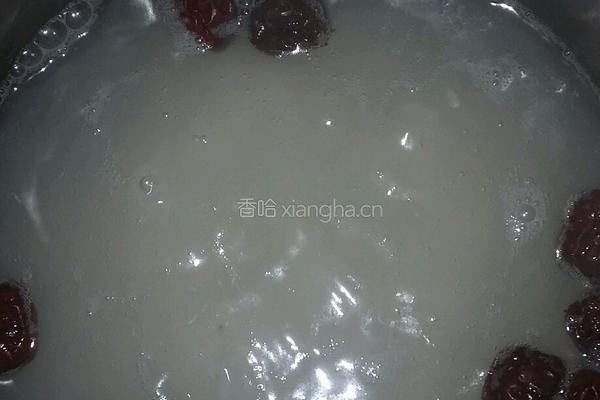 红枣大米粥的做法图解2
