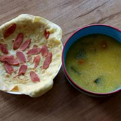鸡蛋香肠饼的做法[图]