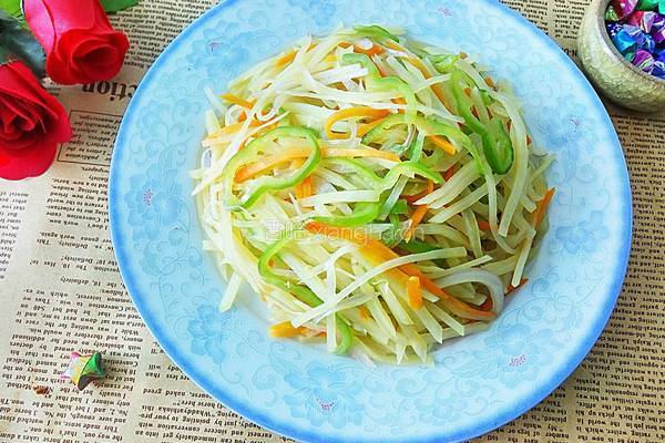 尖椒土豆丝的做法图解9