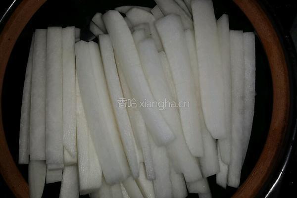 腌萝卜的做法图解2