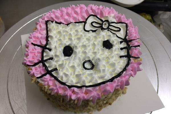 hello kitty小蛋糕的做法图解9