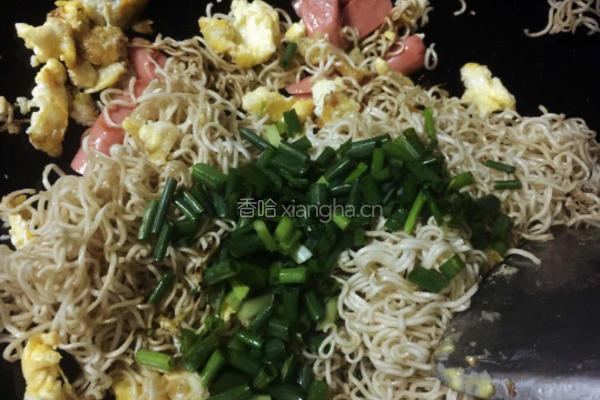 鸡蛋炒面的做法图解8