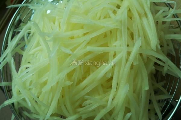 炝土豆丝的做法图解4