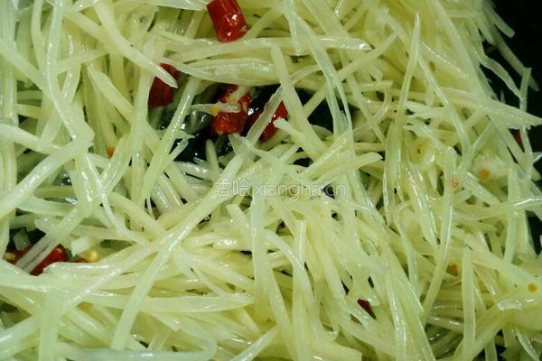 炝土豆丝的做法图解8