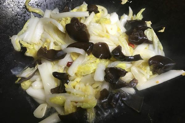 醋溜白菜的做法图解10