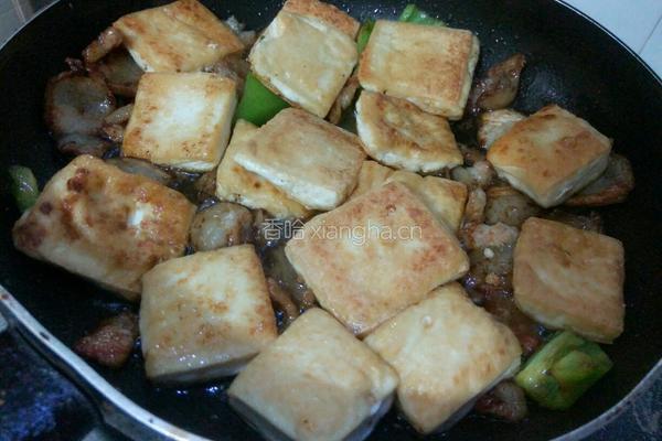 煎豆腐的做法图解8