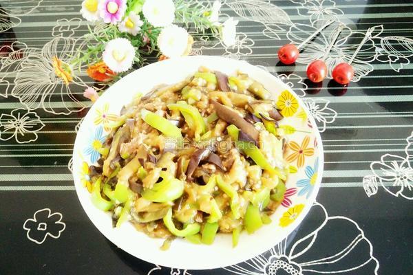 炒茄子的做法图解8