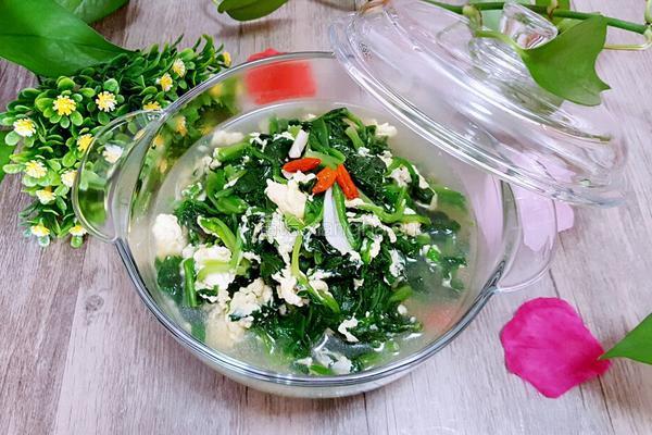 菠菜鸡蛋汤的做法图解10