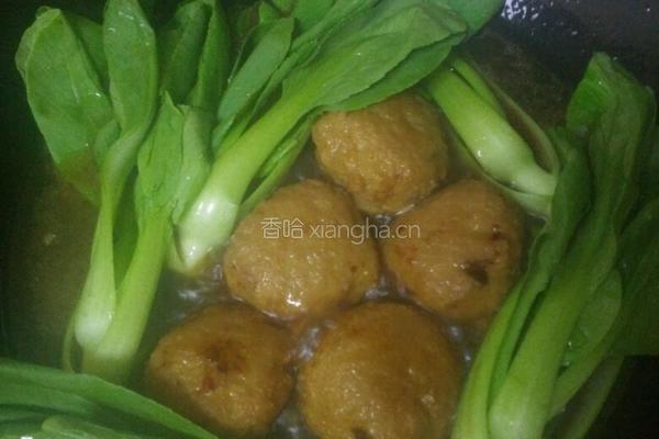 红烧狮子头的做法图解4