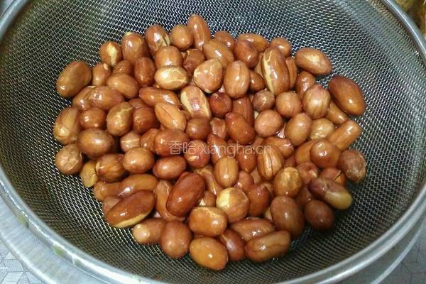 菠菜拌花生米的做法图解6