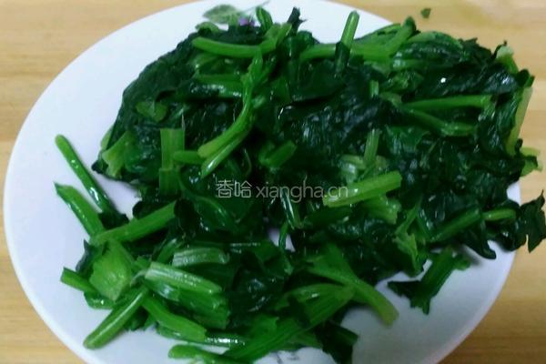 菠菜拌花生米的做法图解8