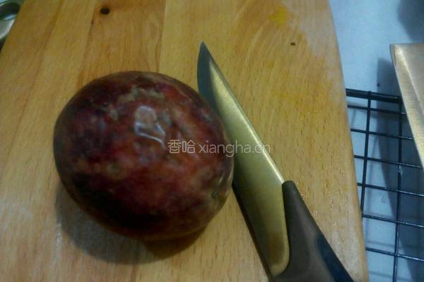 百香果汁的做法图解2
