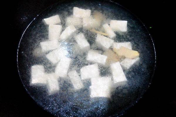青菜豆腐汤的做法图解5