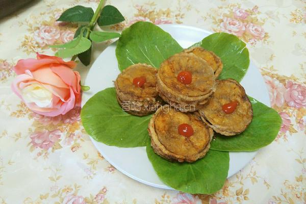 茄子饼的做法图解14