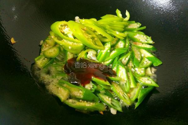 清炒黄秋葵的做法图解8