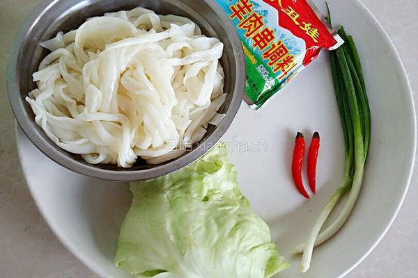 炒河粉的做法图解1