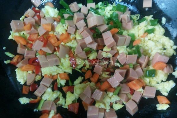 鸡蛋炒饭的做法图解4