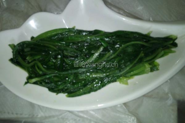 蒜蓉油麦菜的做法图解6