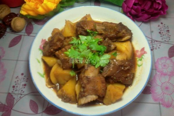 土豆炖排骨的做法图解13