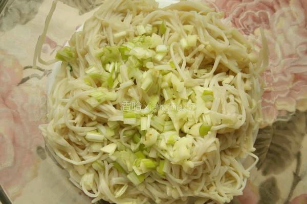 红油金针菇的做法图解4
