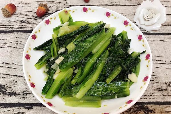 清炒油麦菜的做法图解5