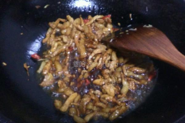 榨菜炒肉丝的做法图解10