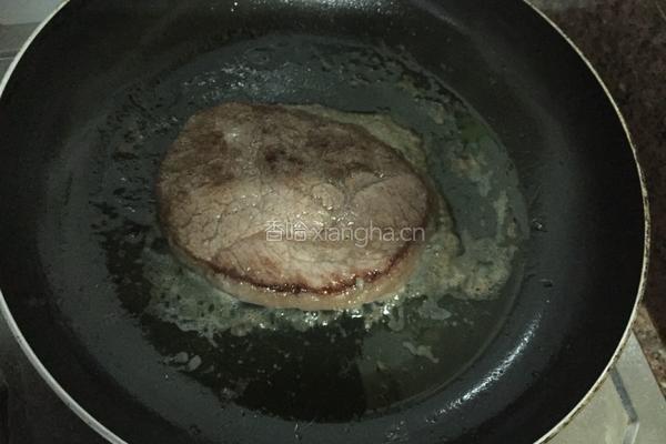 香煎牛排的做法图解4