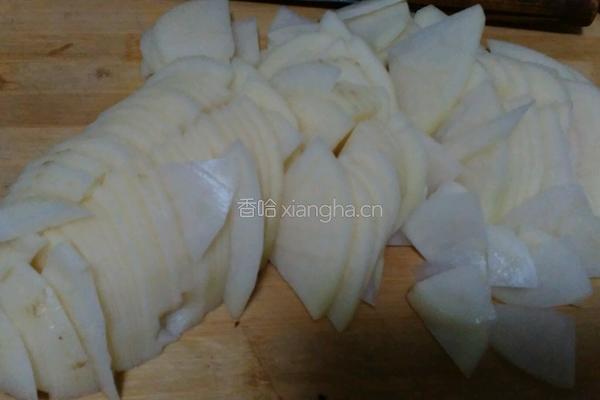 土豆炒肉的做法图解2