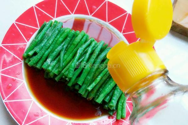 麻汁豆角的做法图解9