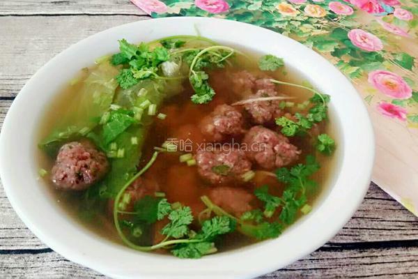 牛肉丸子汤的做法图解9