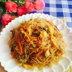 鸡蛋炒米线的做法[图]