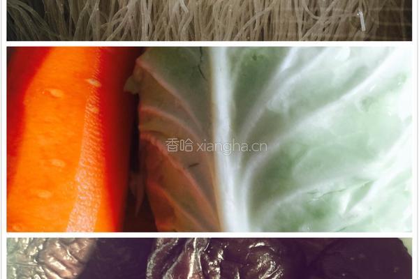 鸡蛋炒米线的做法图解1