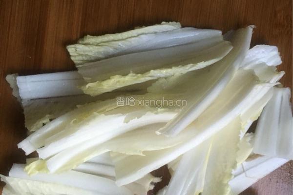 醋溜娃娃菜的做法图解3