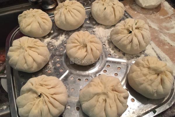 水煎包(韭菜豆芽肉馅)的做法图解7