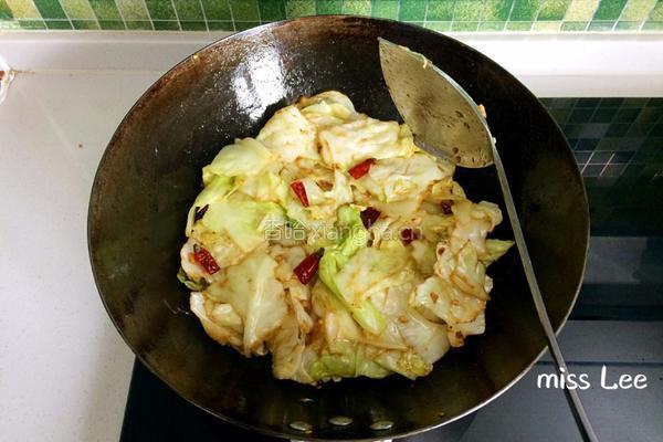 蚝油手撕包菜的做法图解6