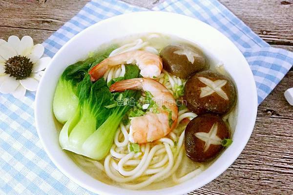 香菇虾仁面的做法图解13