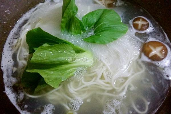 香菇虾仁面的做法图解11