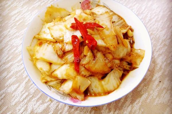 酸辣大白菜的做法图解8