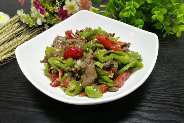 小炒牛肉的做法图解9