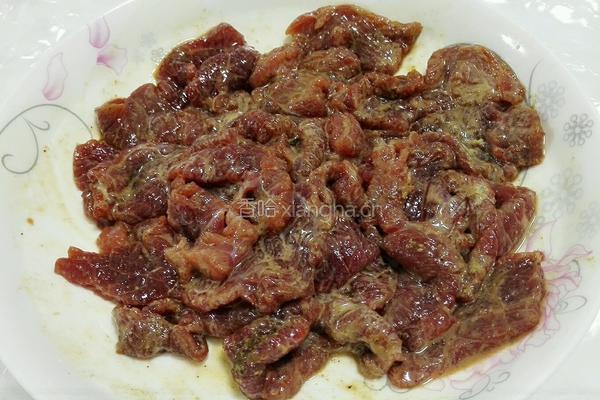 小炒牛肉的做法图解4