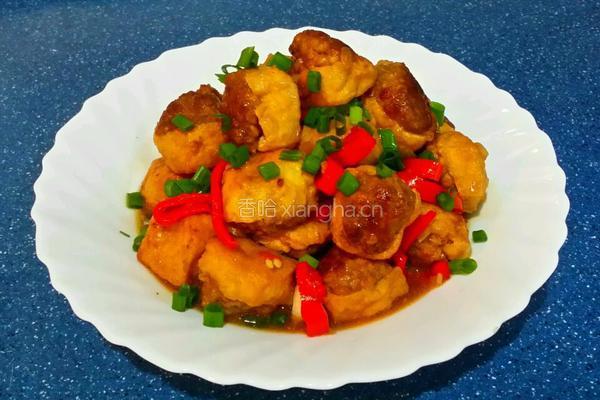 煎釀豆腐的做法图解8