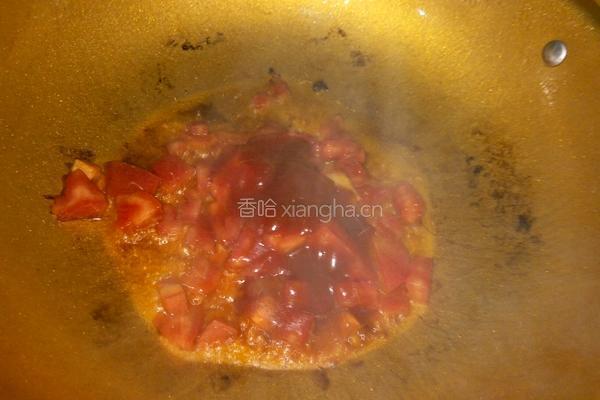 番茄黄豆的做法图解9