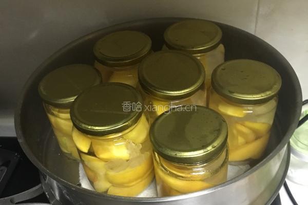 自制桃罐头的做法图解7