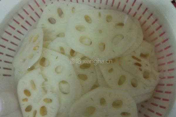 清炒莲藕的做法图解4