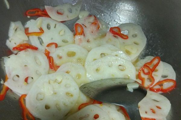 清炒莲藕的做法图解7