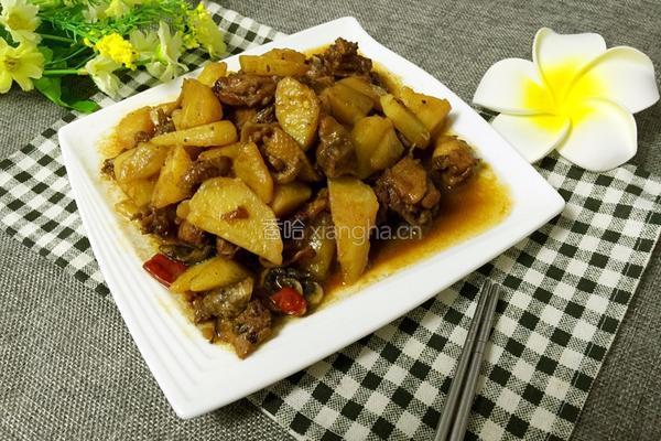 土豆焖鸭的做法图解9